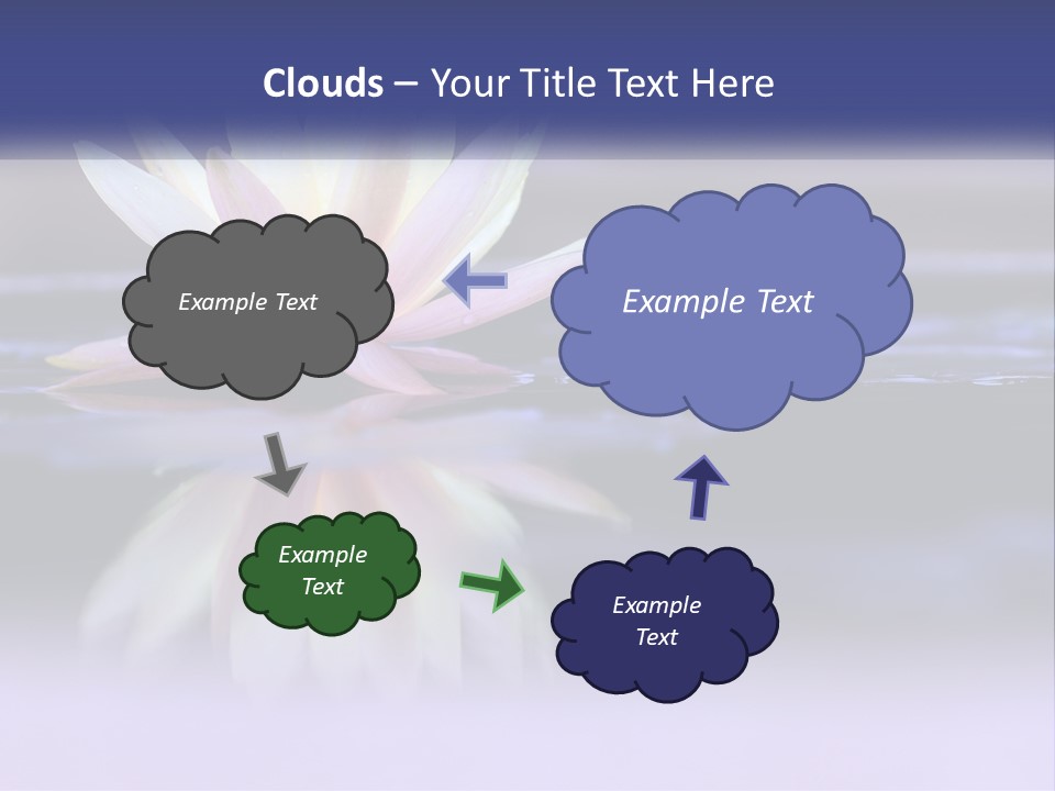 A Water Lily Floating On Top Of A Body Of Water PowerPoint Template