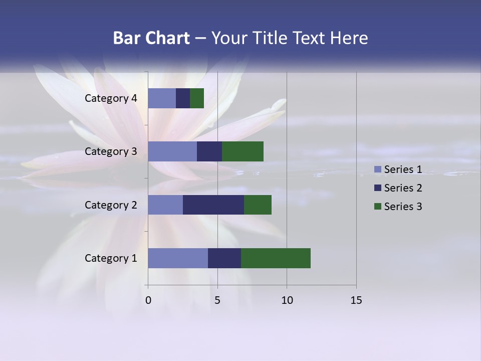 A Water Lily Floating On Top Of A Body Of Water PowerPoint Template