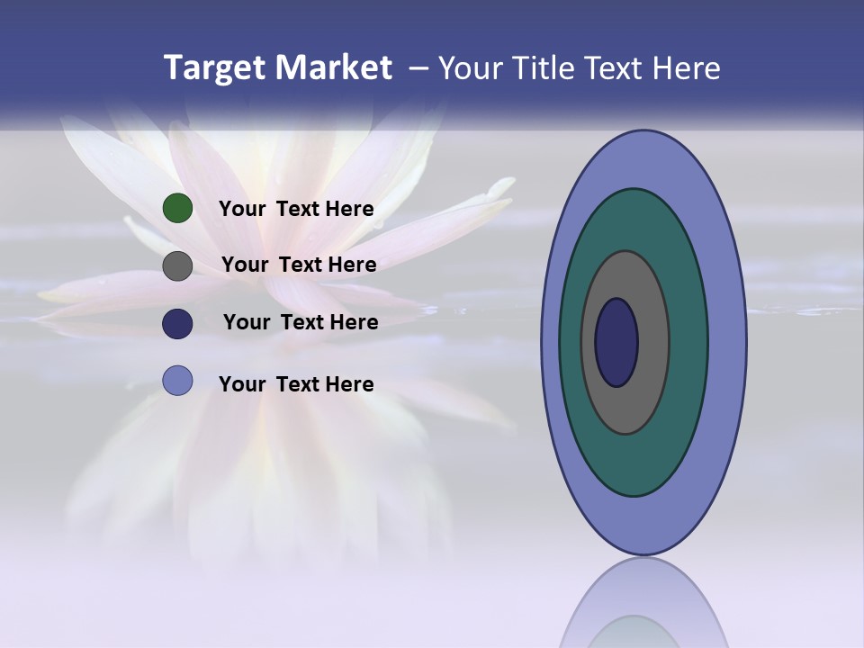 A Water Lily Floating On Top Of A Body Of Water PowerPoint Template