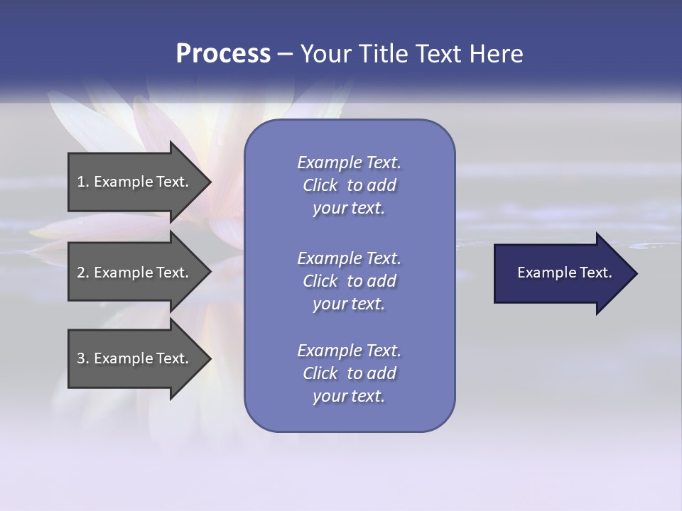 A Water Lily Floating On Top Of A Body Of Water PowerPoint Template