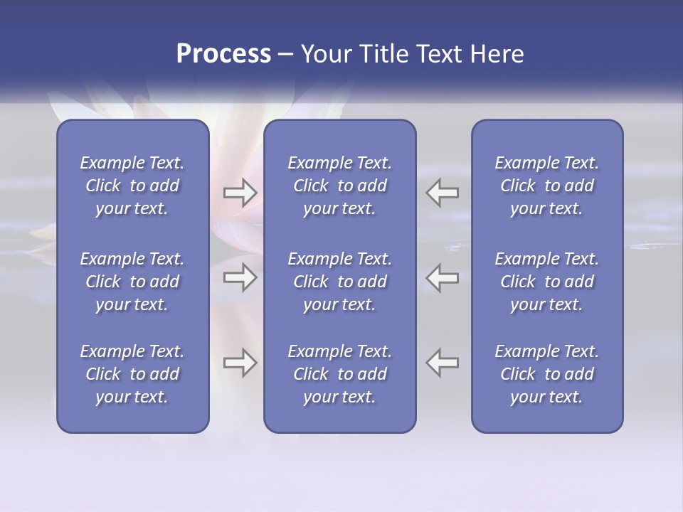 A Water Lily Floating On Top Of A Body Of Water PowerPoint Template