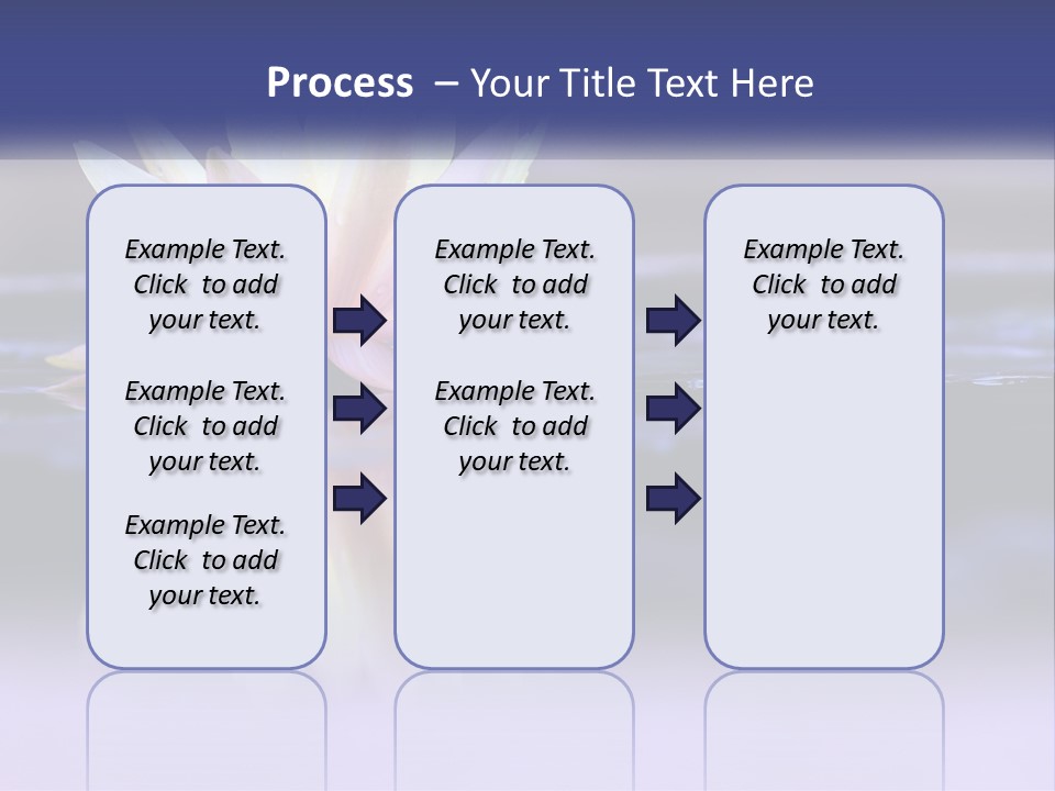 A Water Lily Floating On Top Of A Body Of Water PowerPoint Template