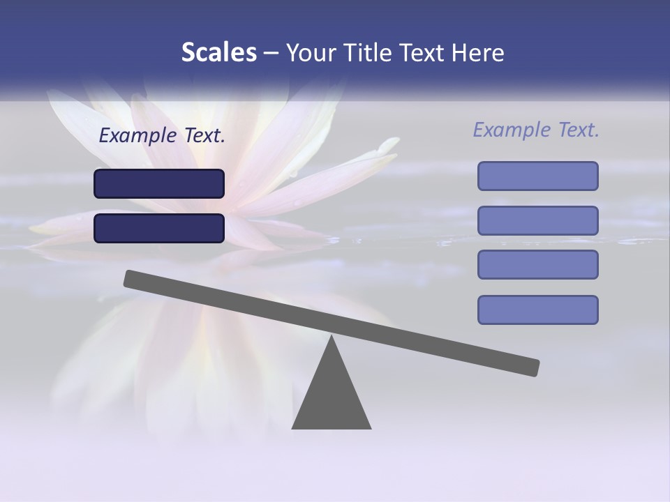 A Water Lily Floating On Top Of A Body Of Water PowerPoint Template