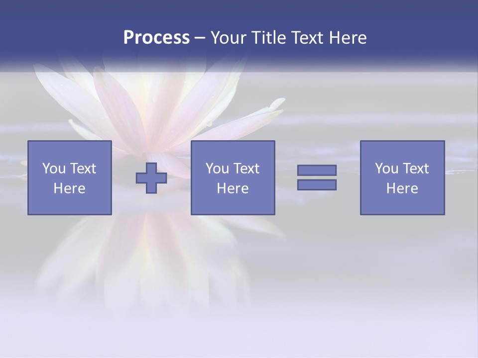 A Water Lily Floating On Top Of A Body Of Water PowerPoint Template