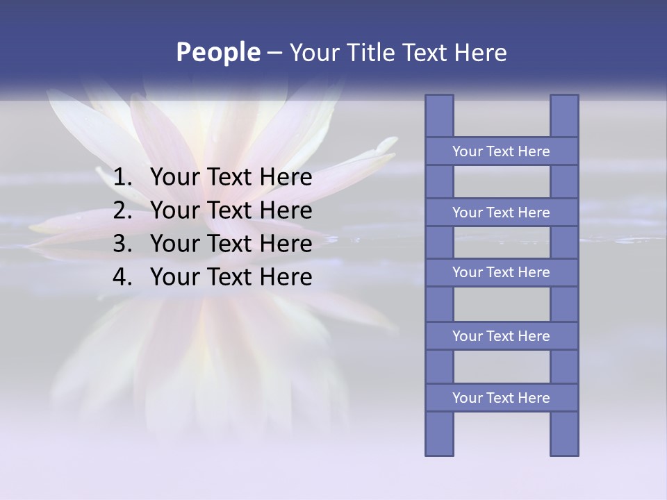 A Water Lily Floating On Top Of A Body Of Water PowerPoint Template