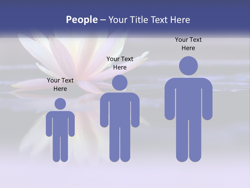 A Water Lily Floating On Top Of A Body Of Water PowerPoint Template