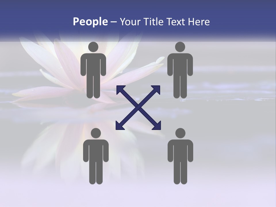 A Water Lily Floating On Top Of A Body Of Water PowerPoint Template