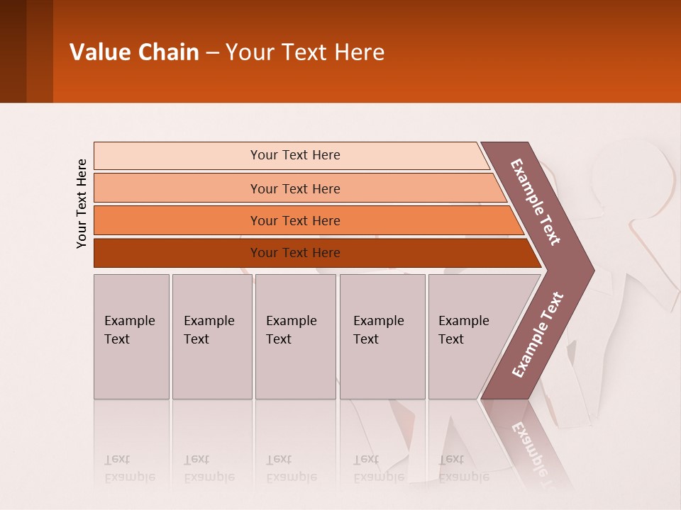 A Group Of Cut Out People Standing Next To Each Other PowerPoint Template