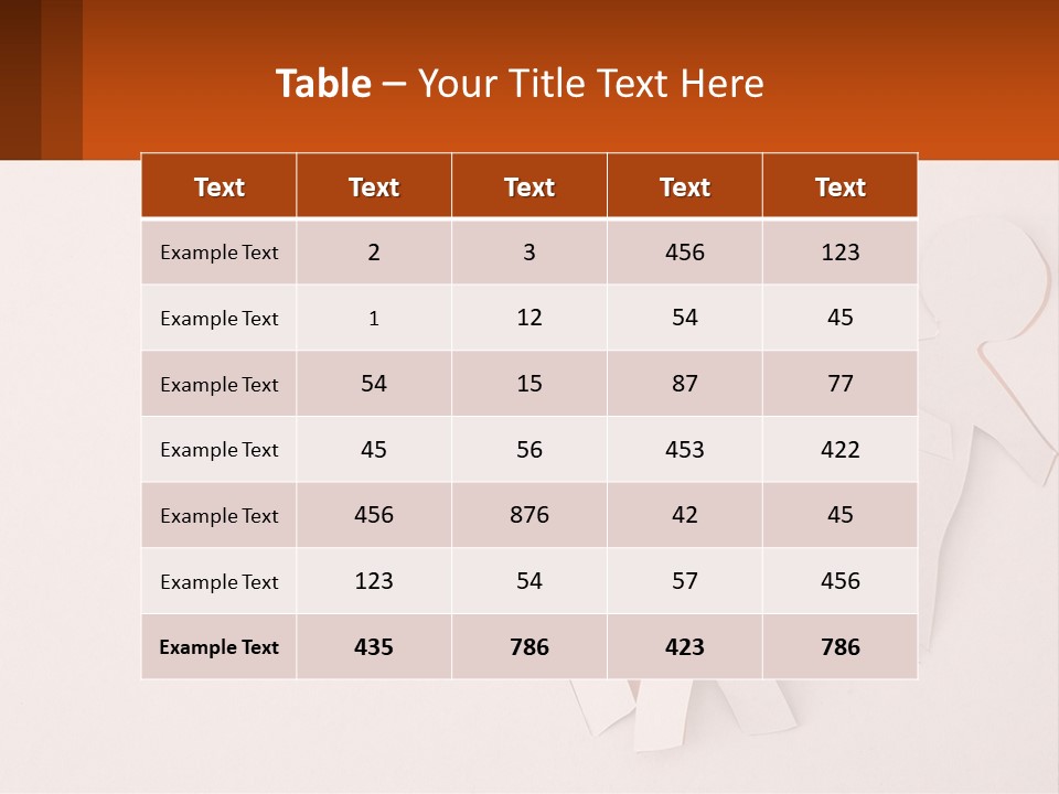 A Group Of Cut Out People Standing Next To Each Other PowerPoint Template