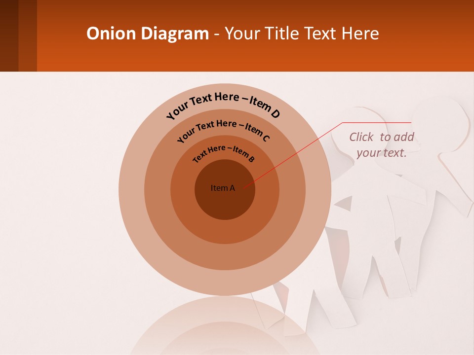 A Group Of Cut Out People Standing Next To Each Other PowerPoint Template
