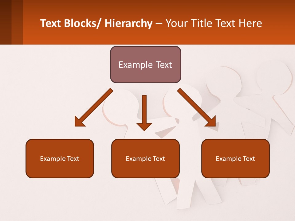 A Group Of Cut Out People Standing Next To Each Other PowerPoint Template