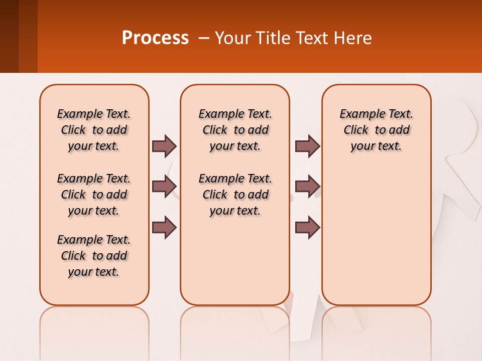 A Group Of Cut Out People Standing Next To Each Other PowerPoint Template