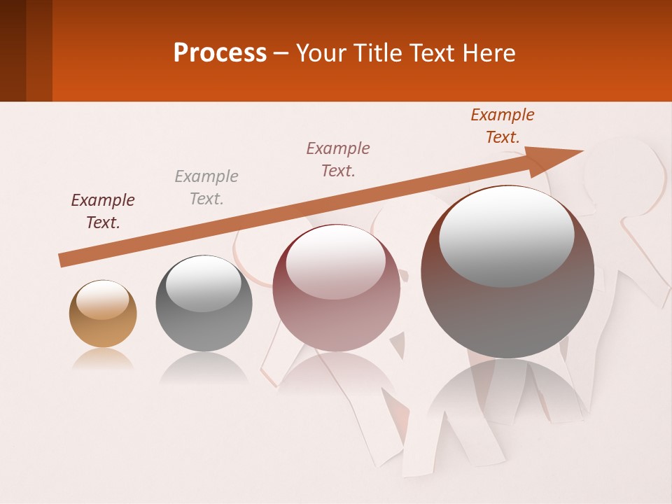 A Group Of Cut Out People Standing Next To Each Other PowerPoint Template