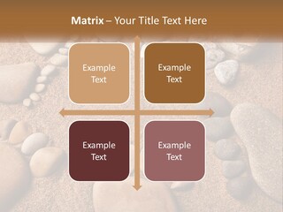 A Group Of Rocks Sitting On Top Of A Sandy Ground PowerPoint Template