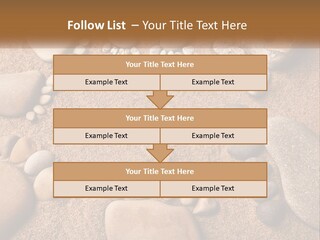 A Group Of Rocks Sitting On Top Of A Sandy Ground PowerPoint Template