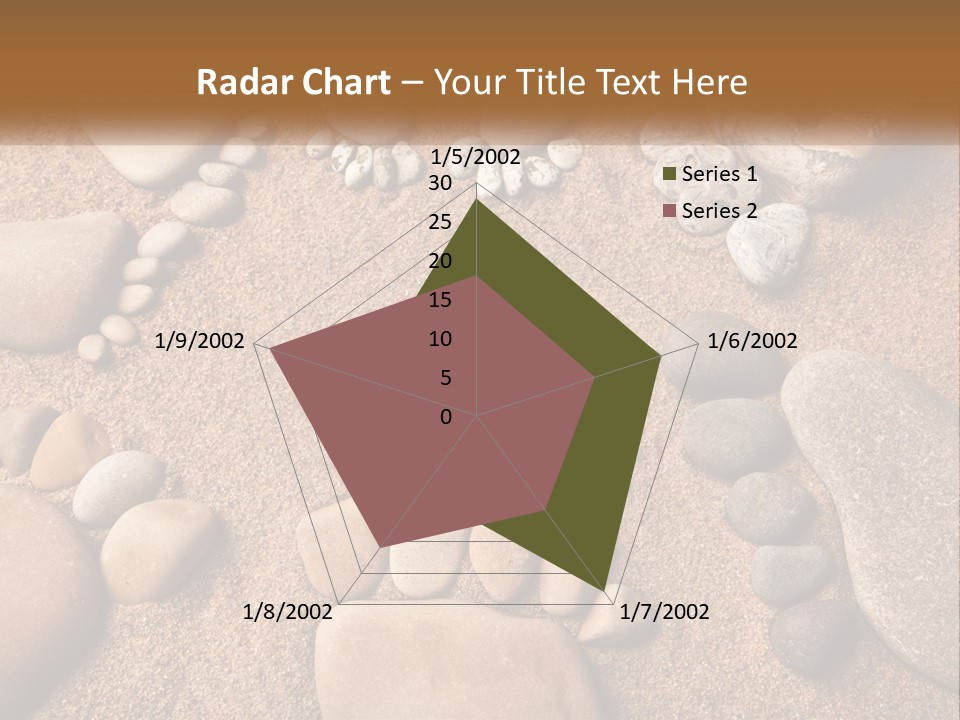 A Group Of Rocks Sitting On Top Of A Sandy Ground PowerPoint Template
