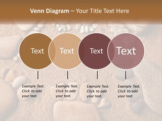 A Group Of Rocks Sitting On Top Of A Sandy Ground PowerPoint Template