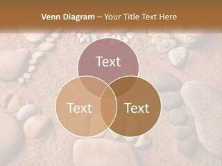 A Group Of Rocks Sitting On Top Of A Sandy Ground PowerPoint Template