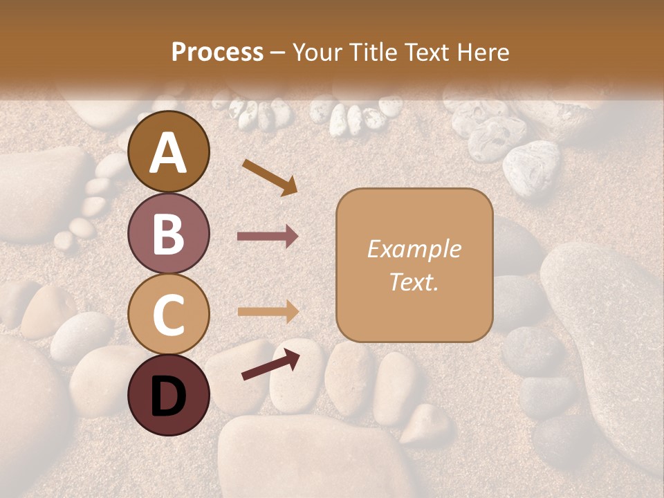 A Group Of Rocks Sitting On Top Of A Sandy Ground PowerPoint Template