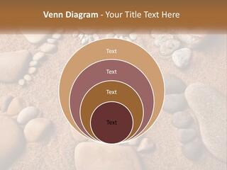 A Group Of Rocks Sitting On Top Of A Sandy Ground PowerPoint Template