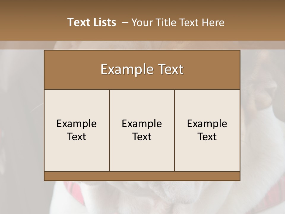 A Bulldog Is Sitting In A Stroller PowerPoint Template