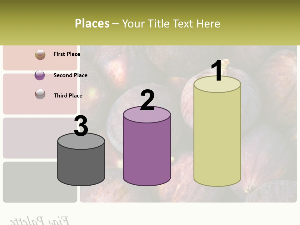 A Bunch Of Figs Sitting Next To Each Other PowerPoint Template
