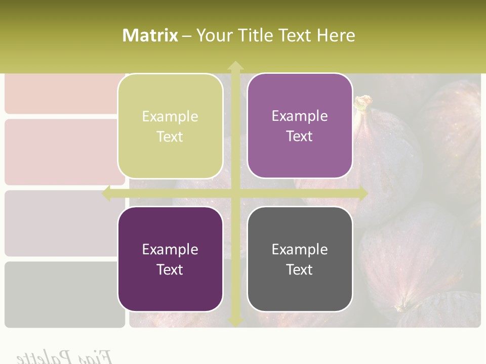 A Bunch Of Figs Sitting Next To Each Other PowerPoint Template