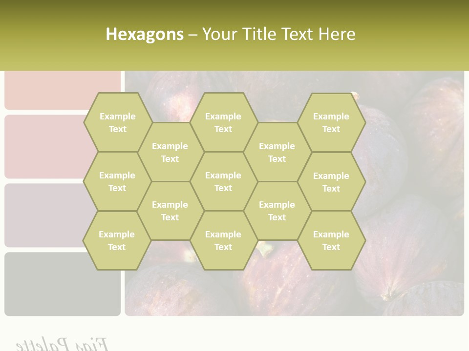 A Bunch Of Figs Sitting Next To Each Other PowerPoint Template