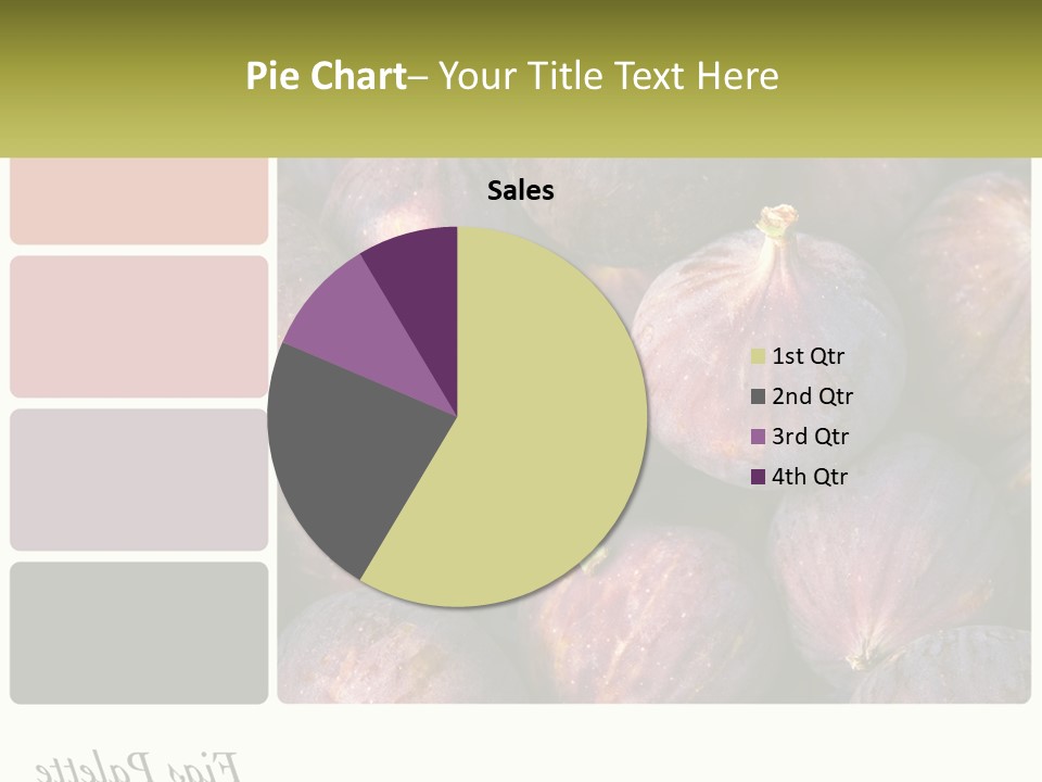 A Bunch Of Figs Sitting Next To Each Other PowerPoint Template