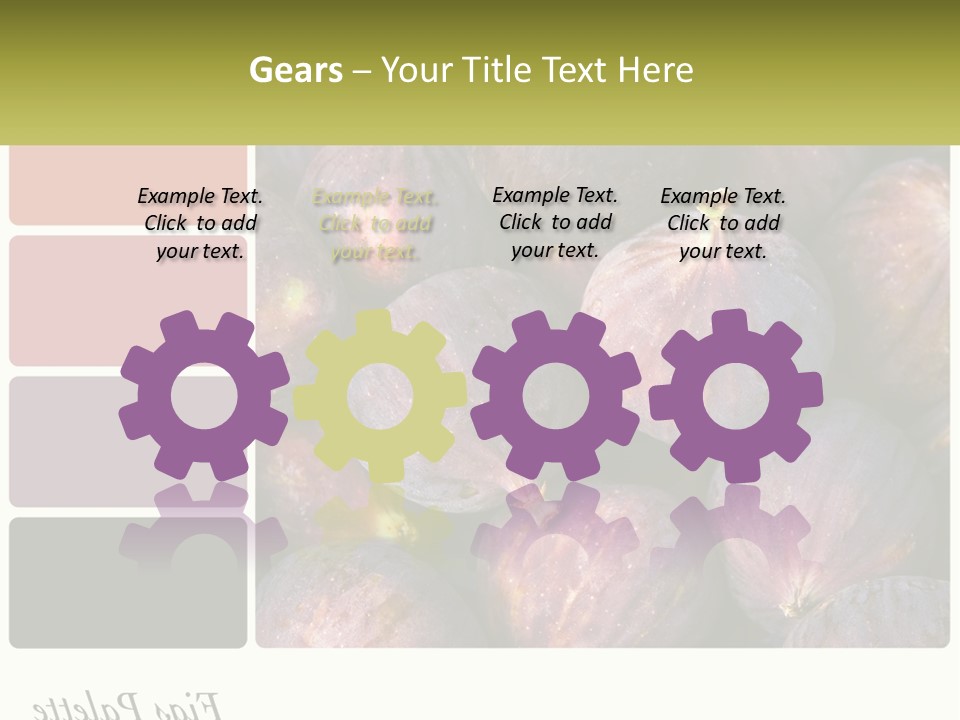 A Bunch Of Figs Sitting Next To Each Other PowerPoint Template