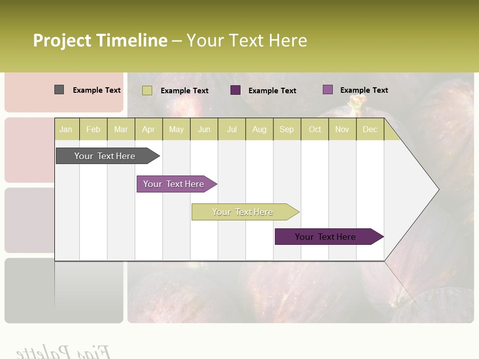 A Bunch Of Figs Sitting Next To Each Other PowerPoint Template