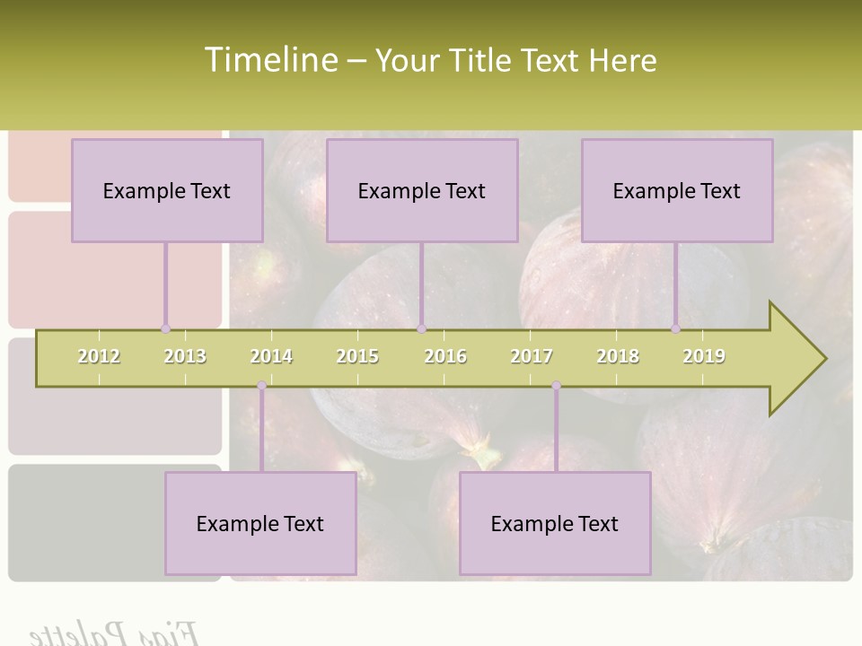 A Bunch Of Figs Sitting Next To Each Other PowerPoint Template