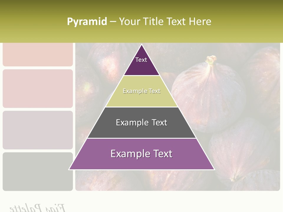 A Bunch Of Figs Sitting Next To Each Other PowerPoint Template
