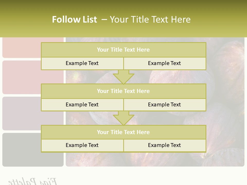 A Bunch Of Figs Sitting Next To Each Other PowerPoint Template