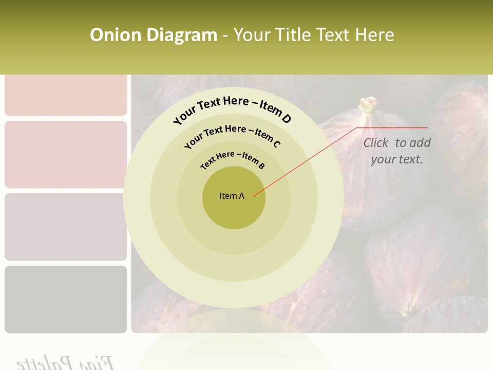 A Bunch Of Figs Sitting Next To Each Other PowerPoint Template