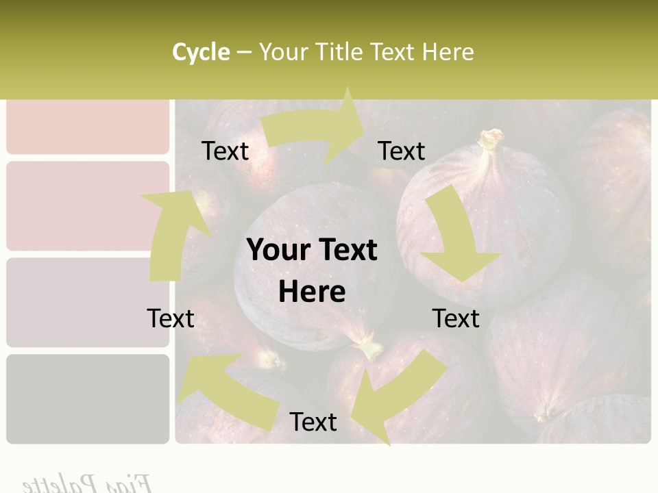 A Bunch Of Figs Sitting Next To Each Other PowerPoint Template