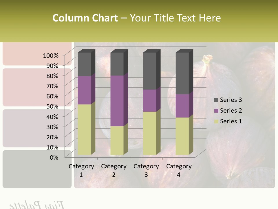 A Bunch Of Figs Sitting Next To Each Other PowerPoint Template