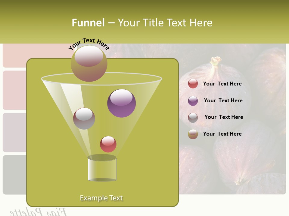 A Bunch Of Figs Sitting Next To Each Other PowerPoint Template