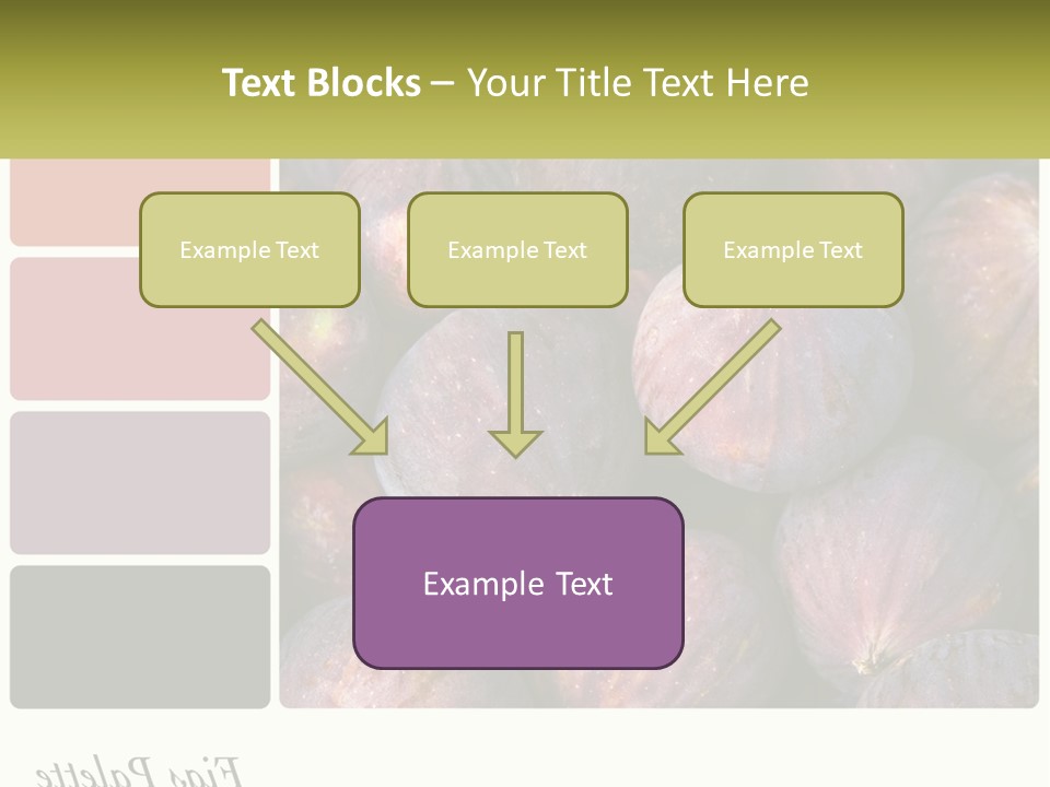 A Bunch Of Figs Sitting Next To Each Other PowerPoint Template