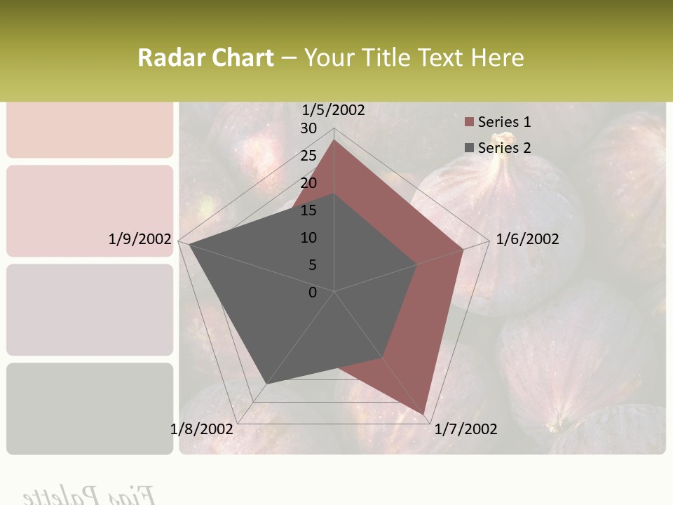A Bunch Of Figs Sitting Next To Each Other PowerPoint Template
