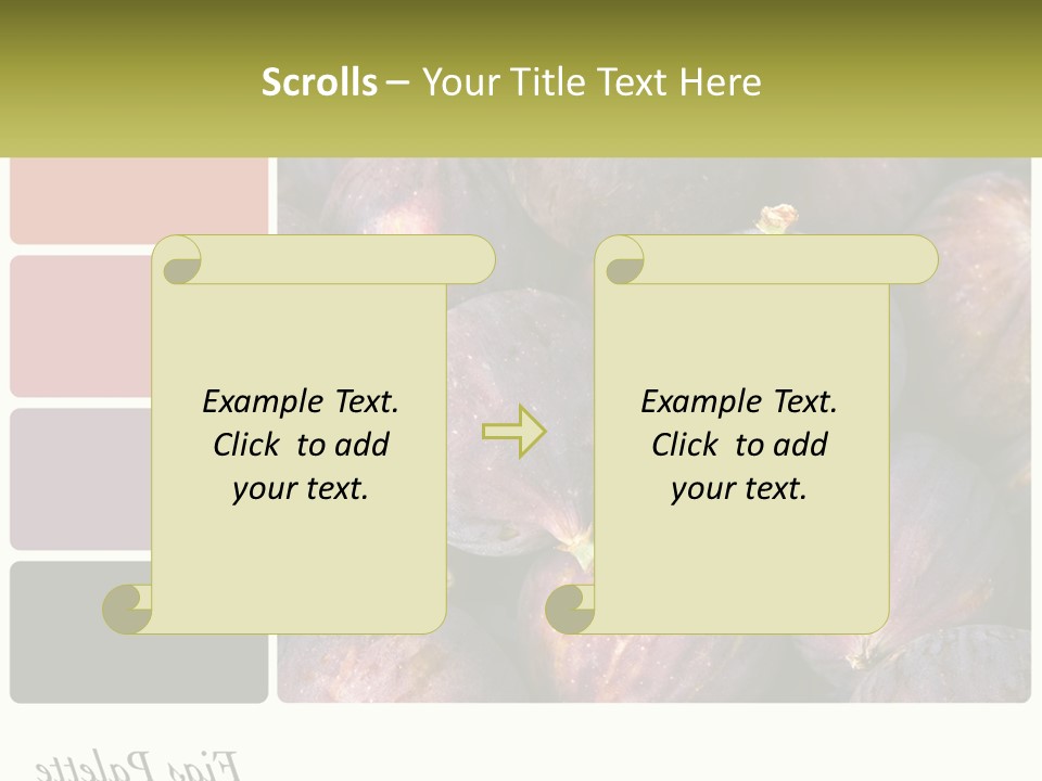 A Bunch Of Figs Sitting Next To Each Other PowerPoint Template