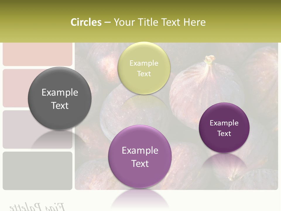 A Bunch Of Figs Sitting Next To Each Other PowerPoint Template