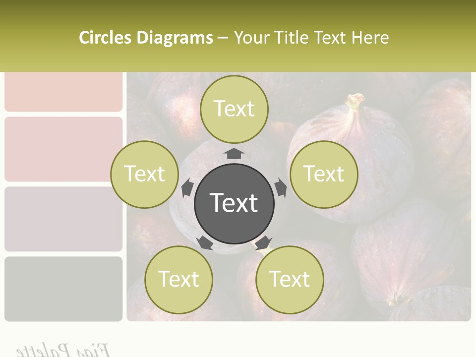 A Bunch Of Figs Sitting Next To Each Other PowerPoint Template