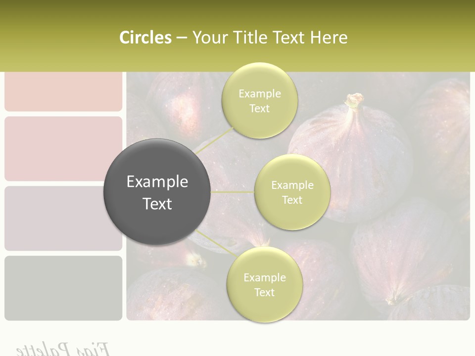A Bunch Of Figs Sitting Next To Each Other PowerPoint Template