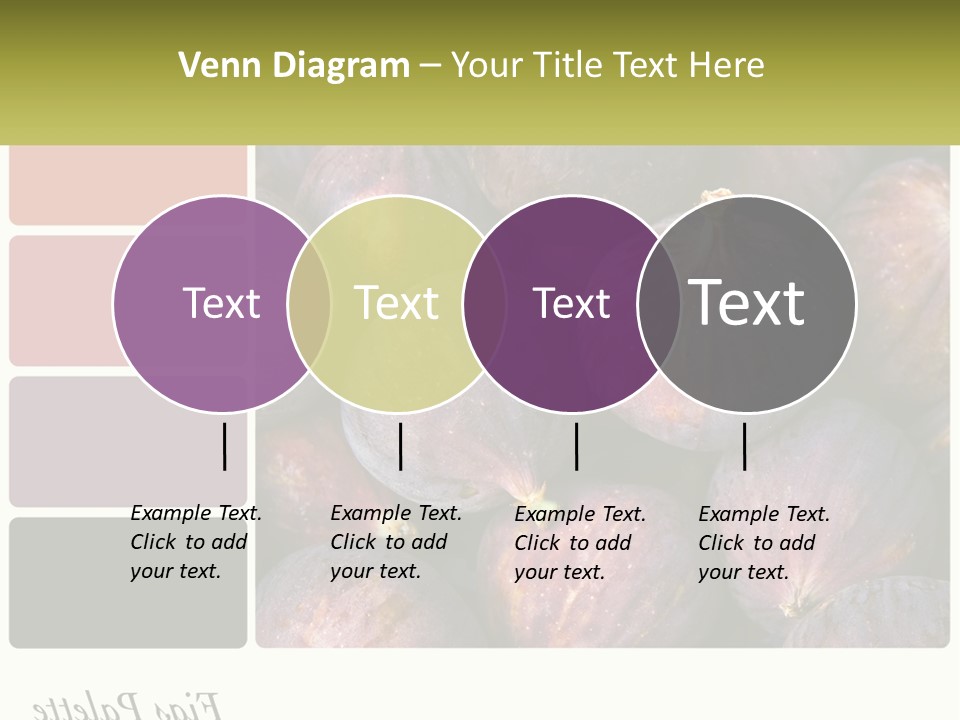 A Bunch Of Figs Sitting Next To Each Other PowerPoint Template