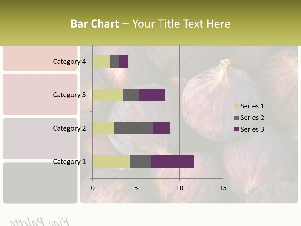 A Bunch Of Figs Sitting Next To Each Other PowerPoint Template