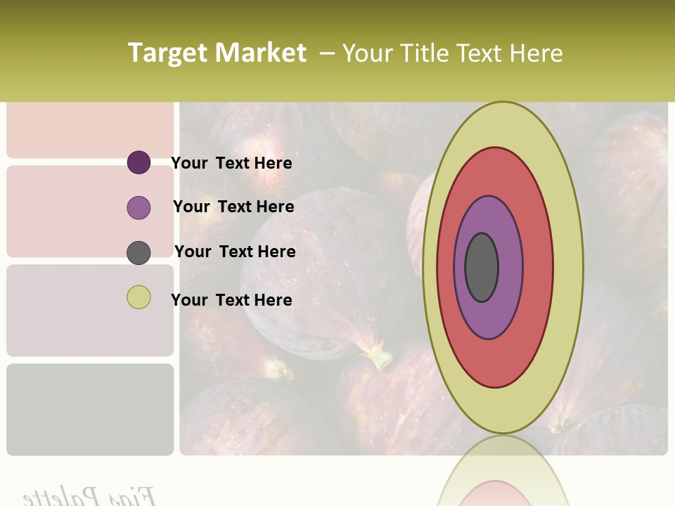 A Bunch Of Figs Sitting Next To Each Other PowerPoint Template