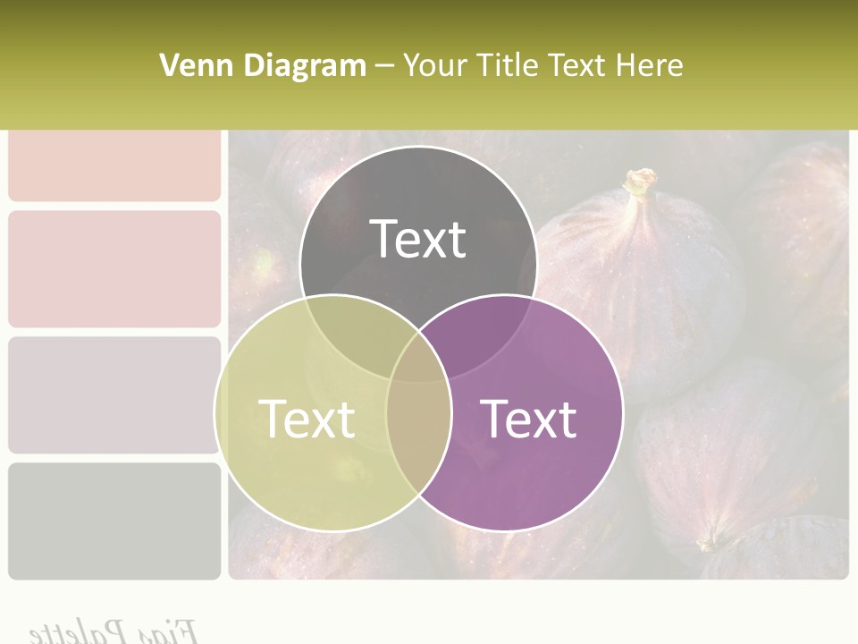 A Bunch Of Figs Sitting Next To Each Other PowerPoint Template