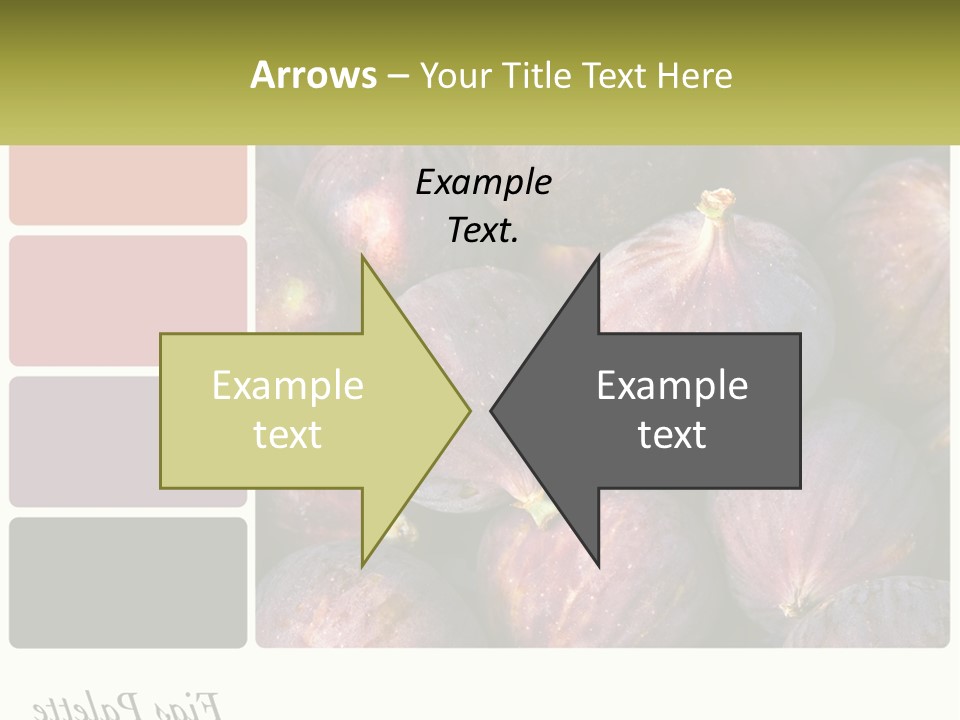 A Bunch Of Figs Sitting Next To Each Other PowerPoint Template
