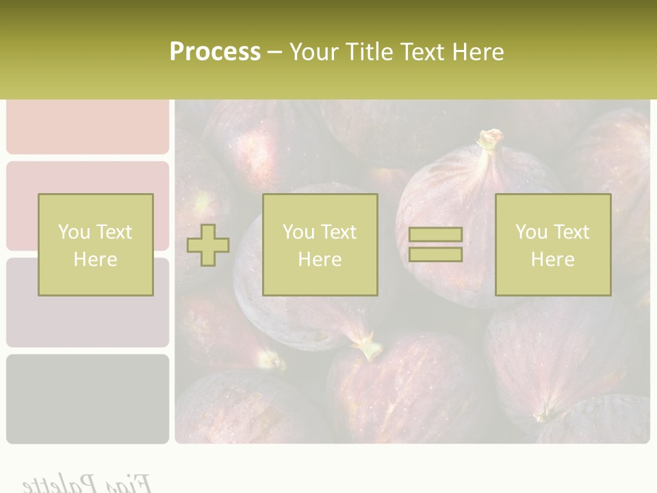 A Bunch Of Figs Sitting Next To Each Other PowerPoint Template